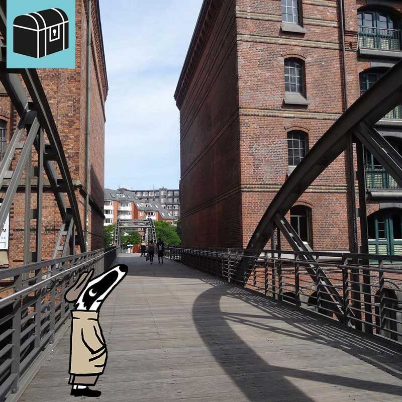 Detektiv-Trail Hamburg Schatztruhe