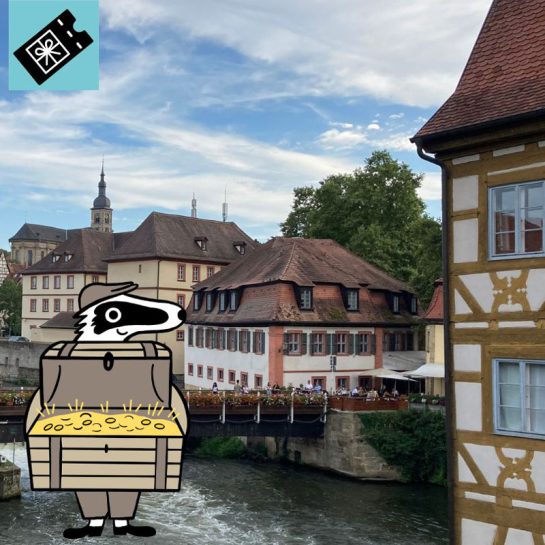 Aussicht von der Oberen Brücke in Bamberg